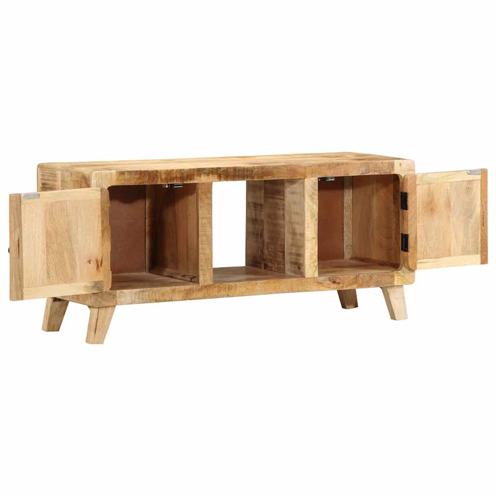 vidaXL TV Cabinet 105x46x32 cm Solid Wood Rough Mango