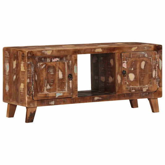 vidaXL TV Cabinet 105x46x32 cm Solid Wood Reclaimed