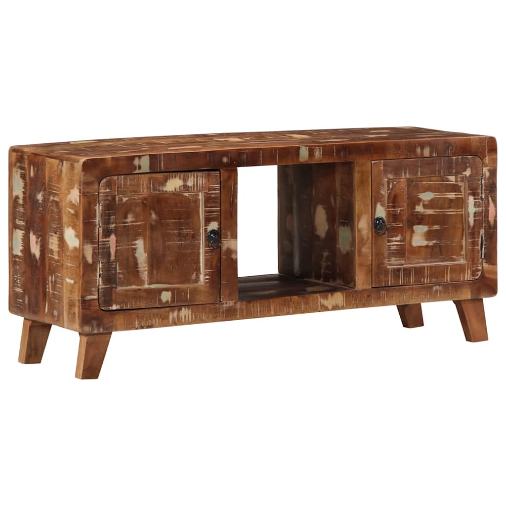 TV Cabinet 105x46x32 cm Solid Wood Reclaimed