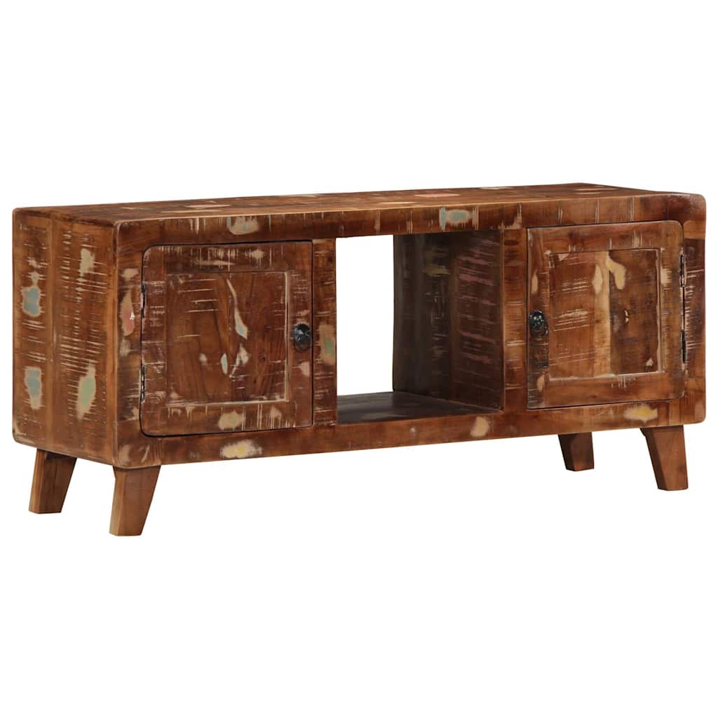 TV Cabinet 105x46x32 cm Solid Wood Reclaimed