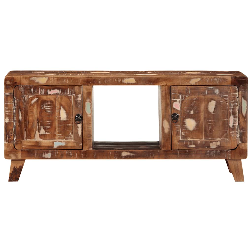 TV Cabinet 105x46x32 cm Solid Wood Reclaimed