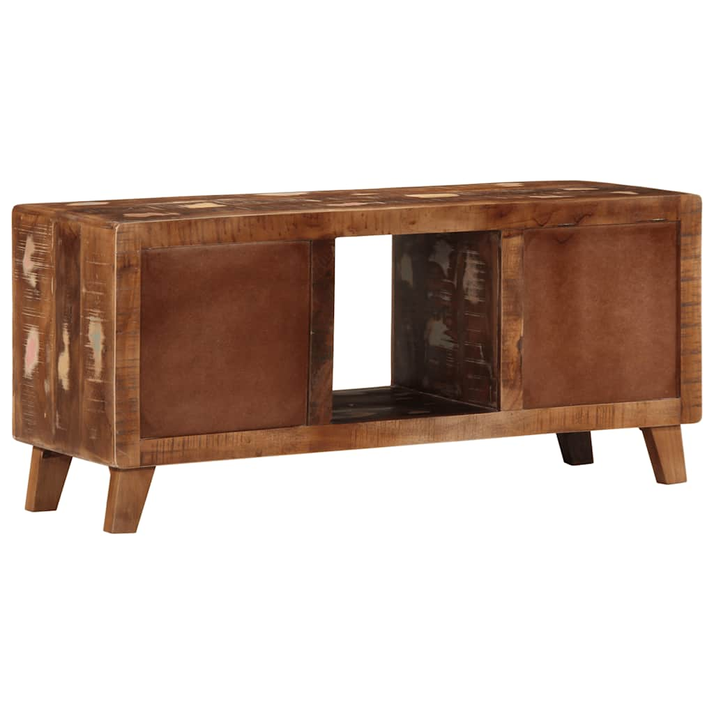 vidaXL TV Cabinet 105x46x32 cm Solid Wood Reclaimed