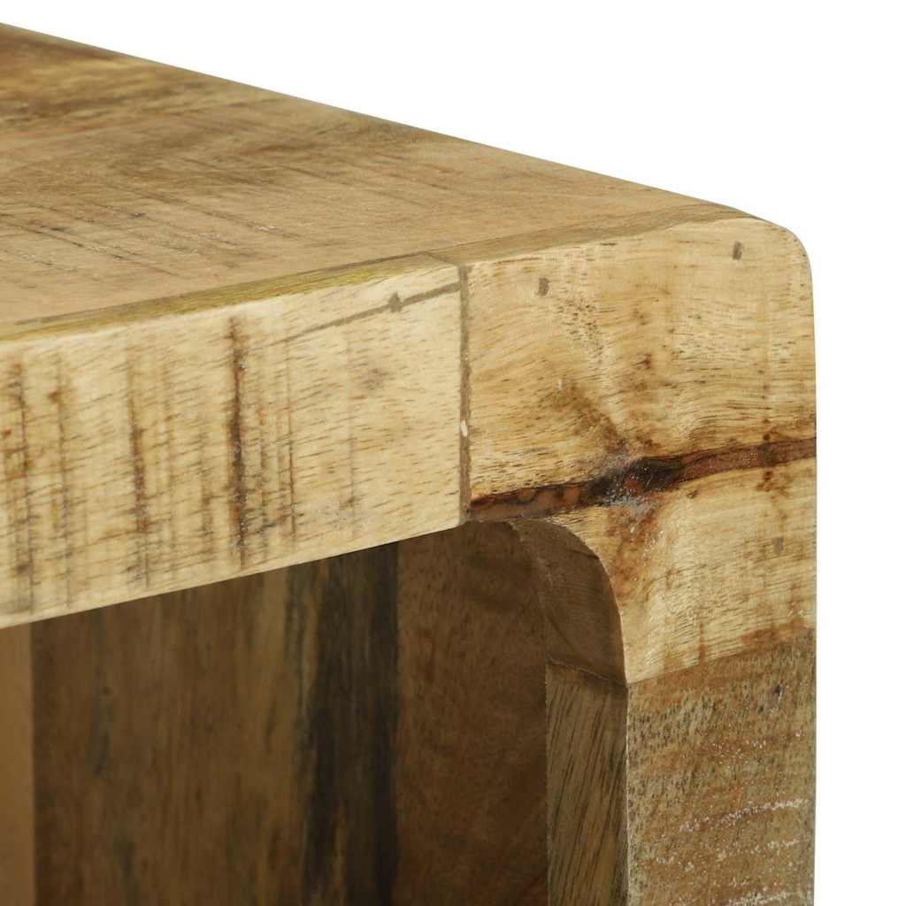 TV Cabinet with Shelf Brown 80 x 30 x 25 cm Solid Mango wood