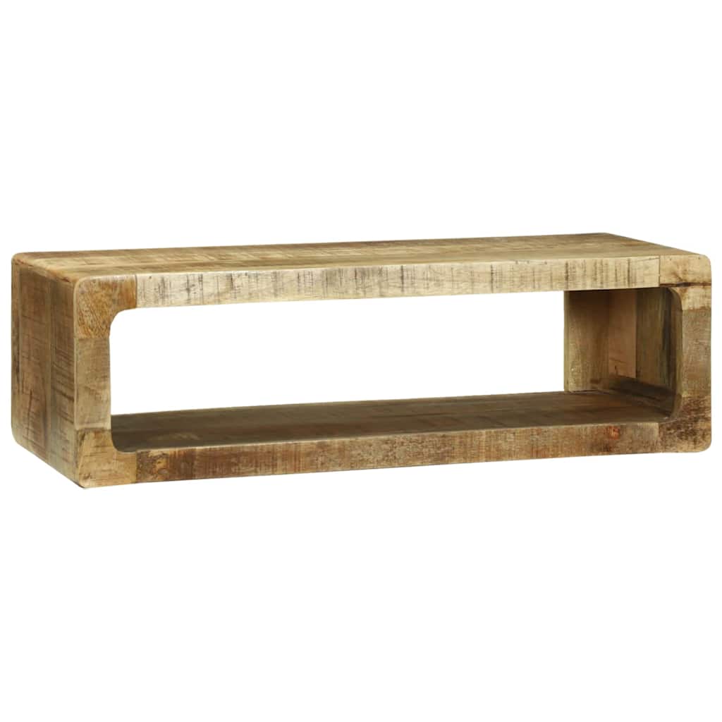 TV Cabinet with Shelf Brown 80 x 30 x 25 cm Solid Mango wood