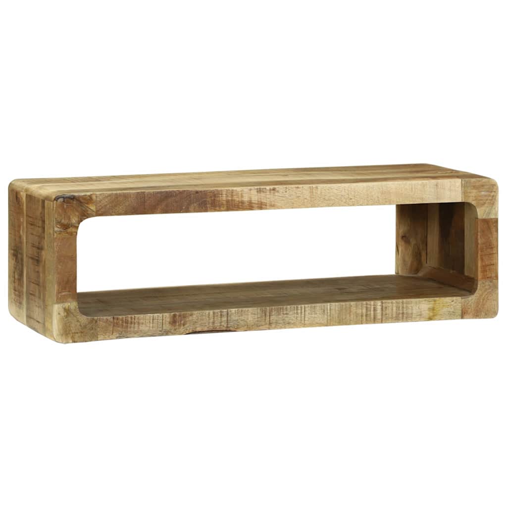 TV Cabinet with Shelf Brown 80 x 30 x 25 cm Solid Mango wood