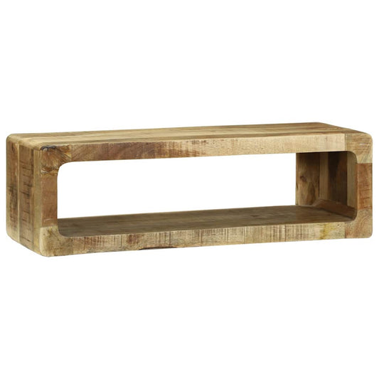 TV Cabinet with Shelf Brown 80 x 30 x 25 cm Solid Mango wood