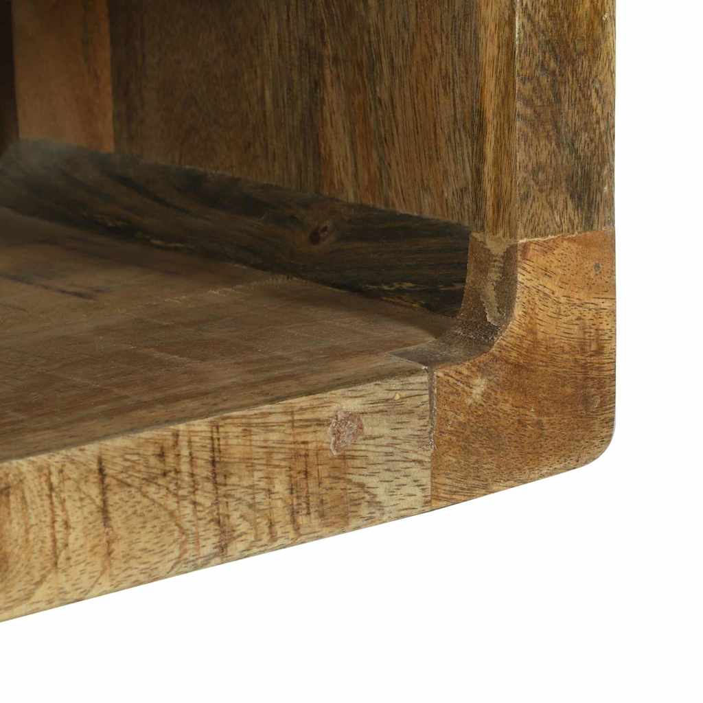 TV Cabinet Set with Shelf 3 pcs Brown Solid Mango wood