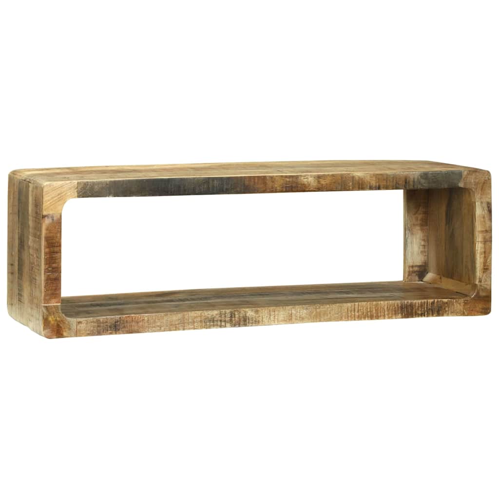 TV Cabinet Set with Shelf 3 pcs Brown Solid Mango wood