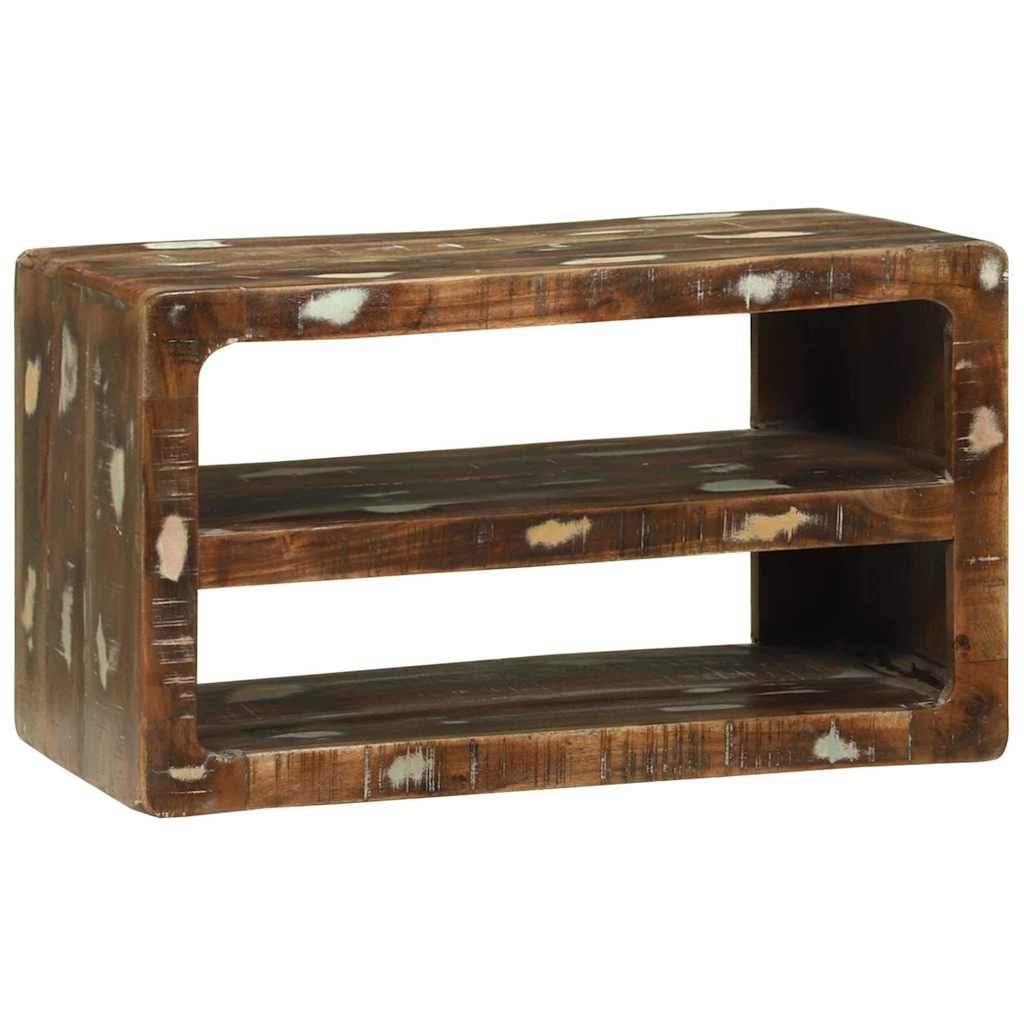 TV Cabinet Multicolour 60 x 32 x 36 cm Solid Reclaim wood