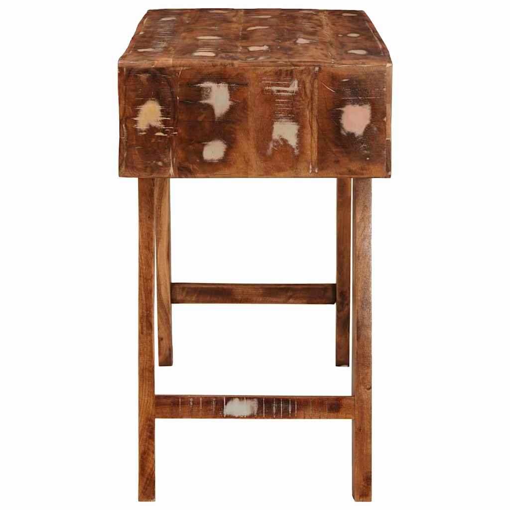 Dressing Table Brown 90 x 76 x 45 cm Solid Reclaim Wood