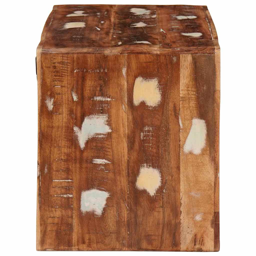 Wine Rack with Storage Brown 44 x 30 x 35 cm Solid Reclaim Wood