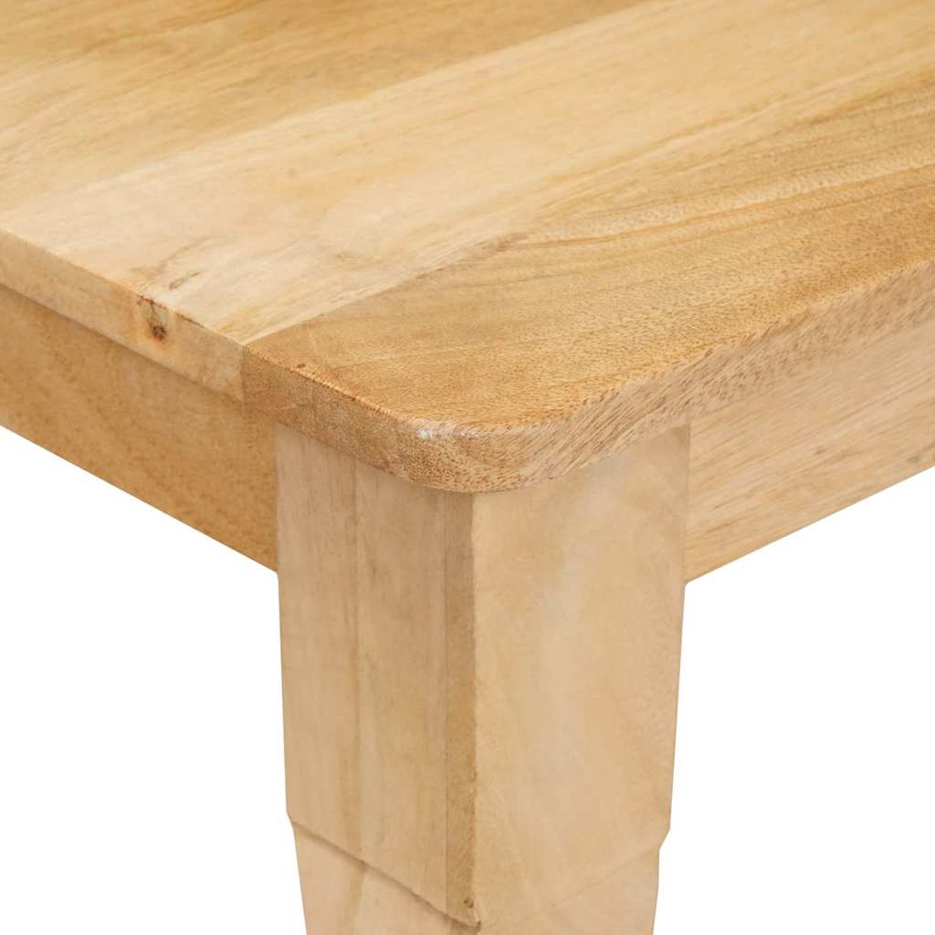 Coffee Table Brown 110 x 55 x 77 cm Solid Mango Wood