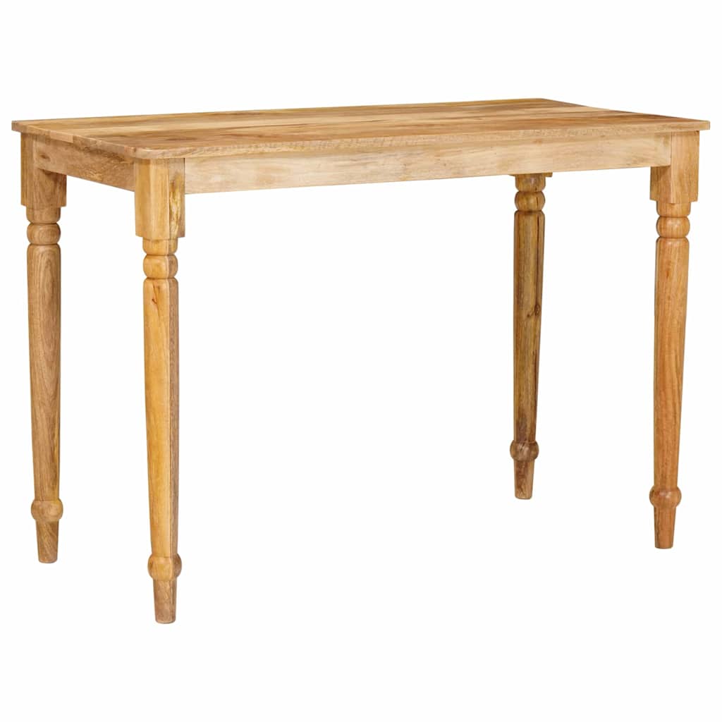 Coffee Table Brown 110 x 55 x 77 cm Solid Mango Wood