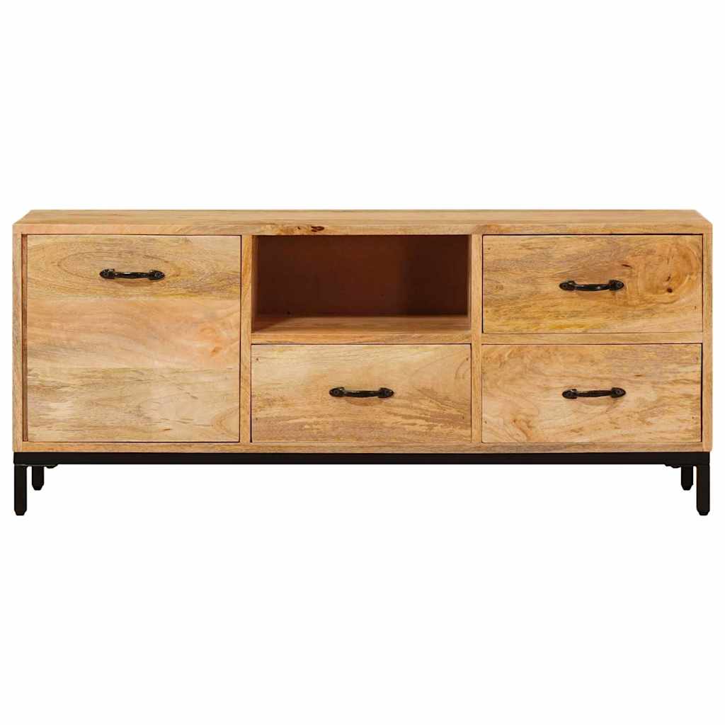 TV Stands with Drawer Brown 110 x 30 x46 cm Solid Mango Wood