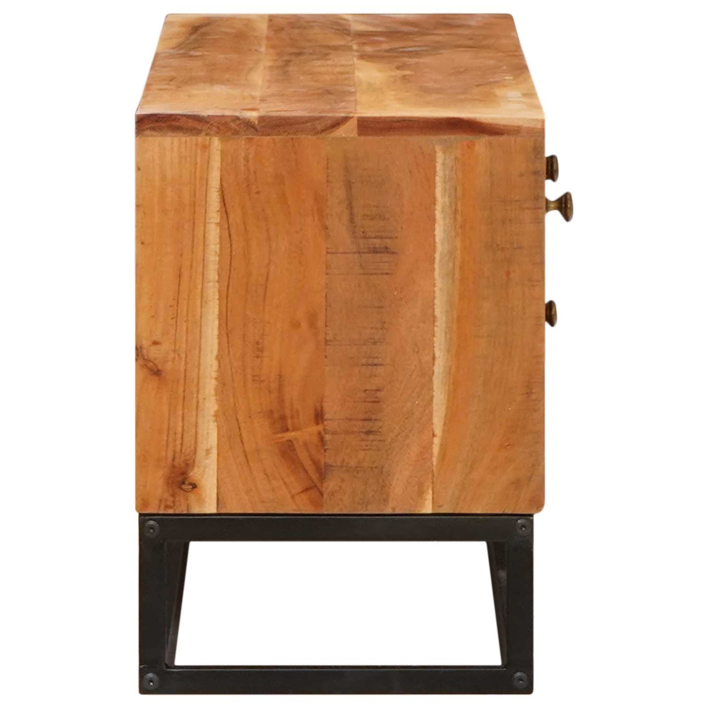 TV Cabinet Natural 110 x 30 x 44 cm Solid Acacia Wood