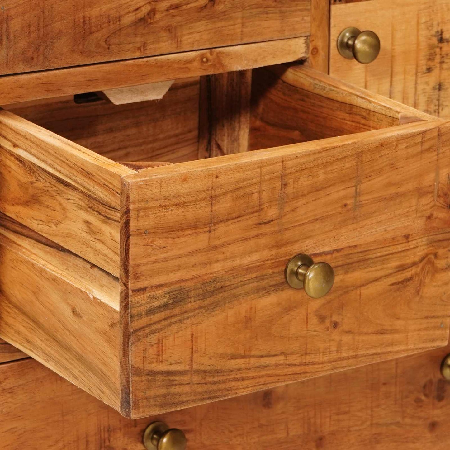 Chest of Drawer Natural 55 x 30 x 90 cm Solid Acacia Wood