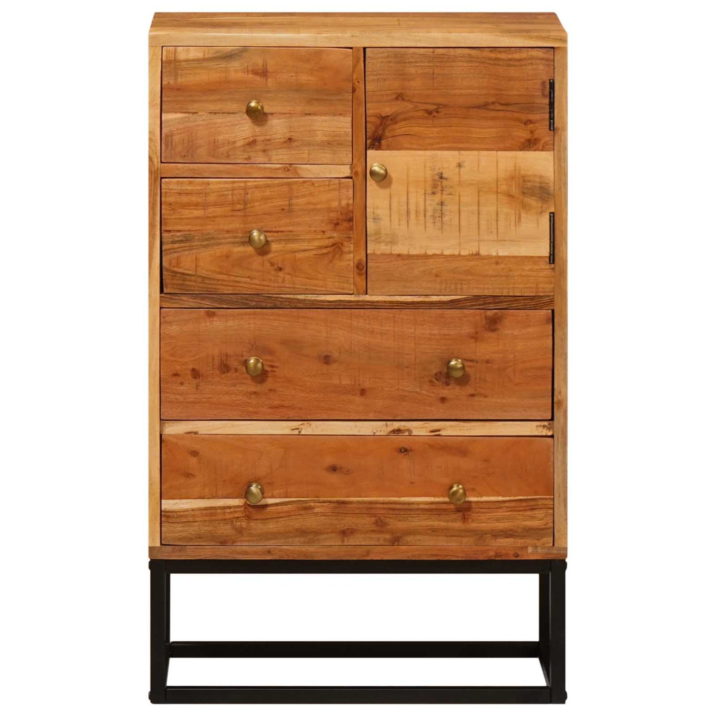 Chest of Drawer Natural 55 x 30 x 90 cm Solid Acacia Wood