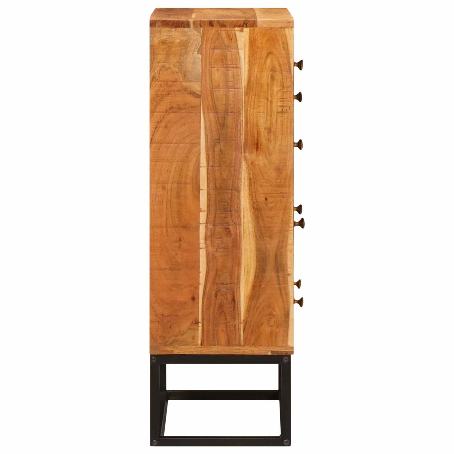 Chest of Drawer Natural 55 x 30 x 90 cm Solid Acacia Wood