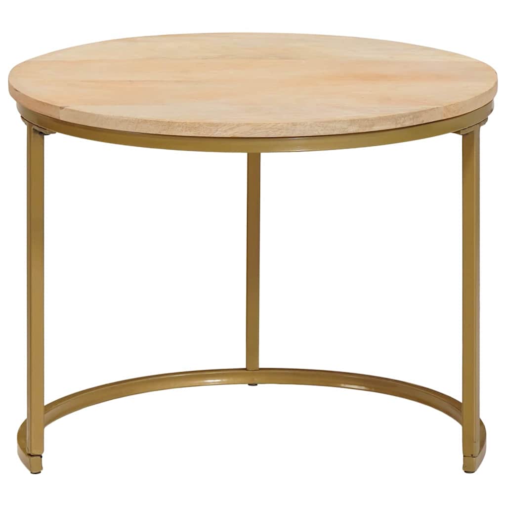 Nesting Coffee Tables 2 pcs Brown 50 x 50 x 40 cm