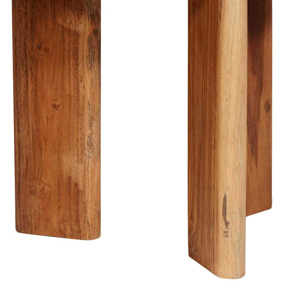 Nesting Coffee Tables 3 pcs Brown Solid Acacia Wood