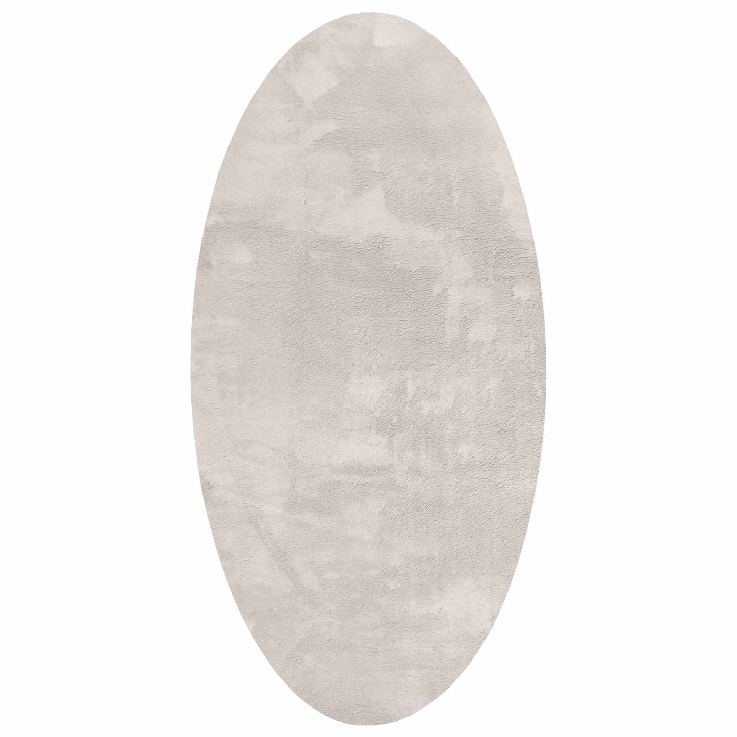 Area Rugs Oval HUARTE Sand 100 x 200 cm 100% Polyester