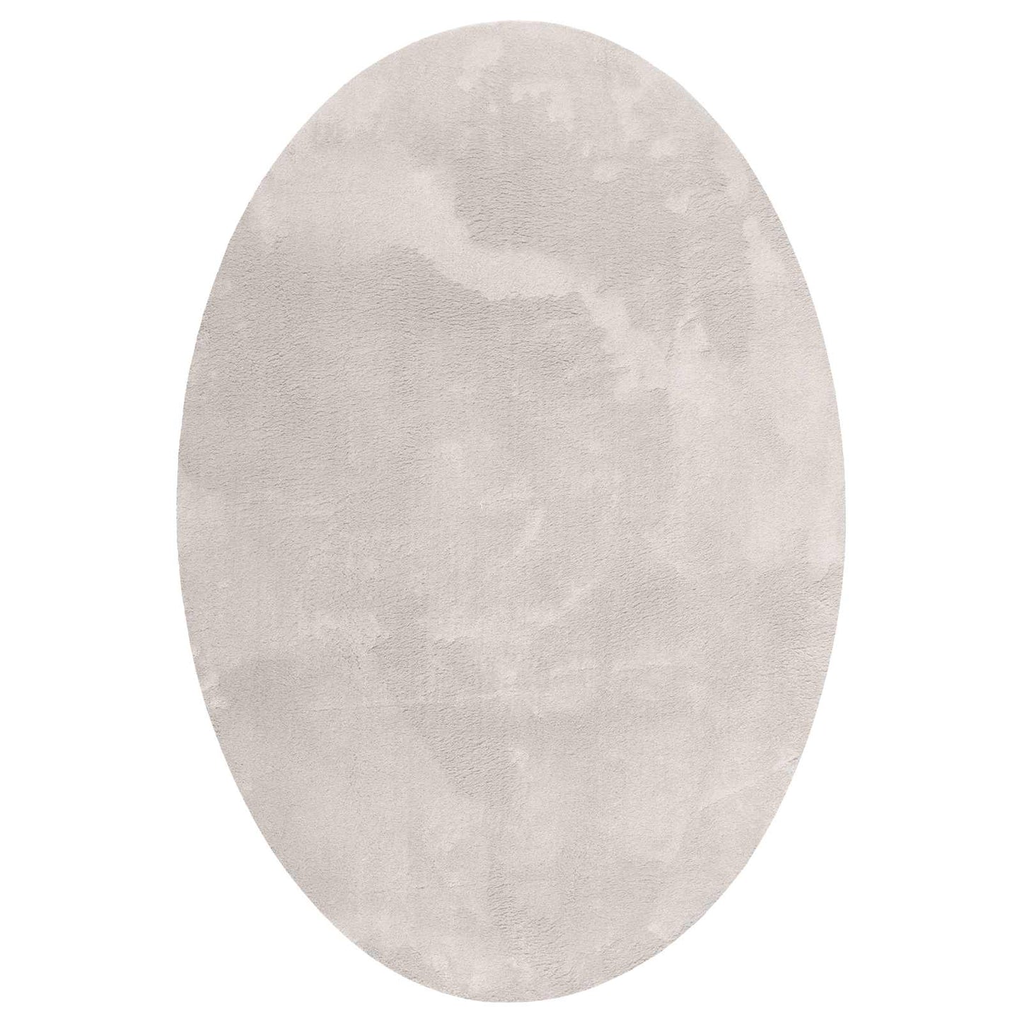 Area Rugs Oval HUARTE Sand 120 x 170 cm 100% Polyester