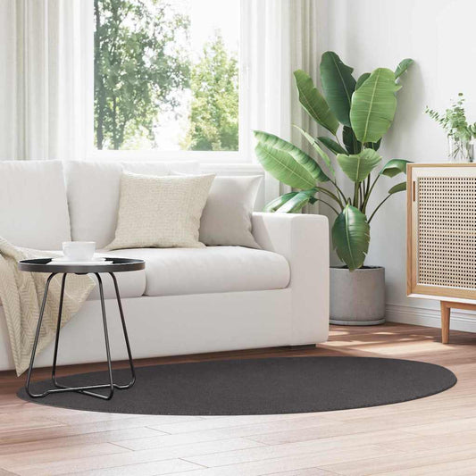 Area Rugs HUARTE Anthracite 120 x 170 cm Polyester