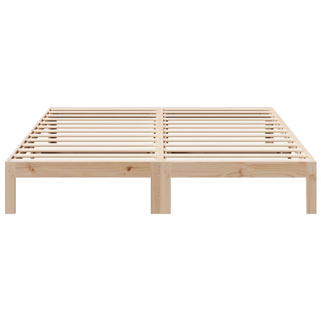 Bed Frame without Mattress 180x200 cm Super King Solid Wood Pine
