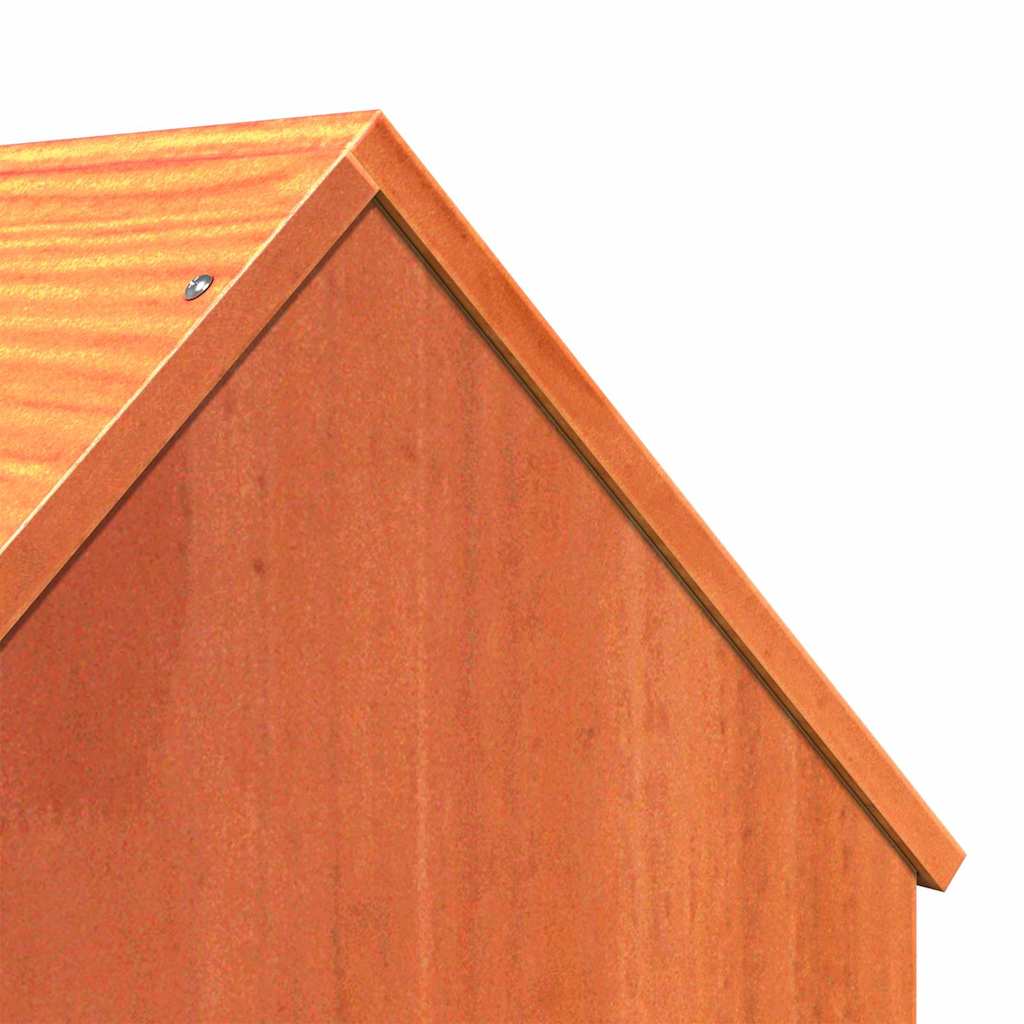 vidaXL Cat House Wax Brown 41x50x50 cm Solid Wood Pine