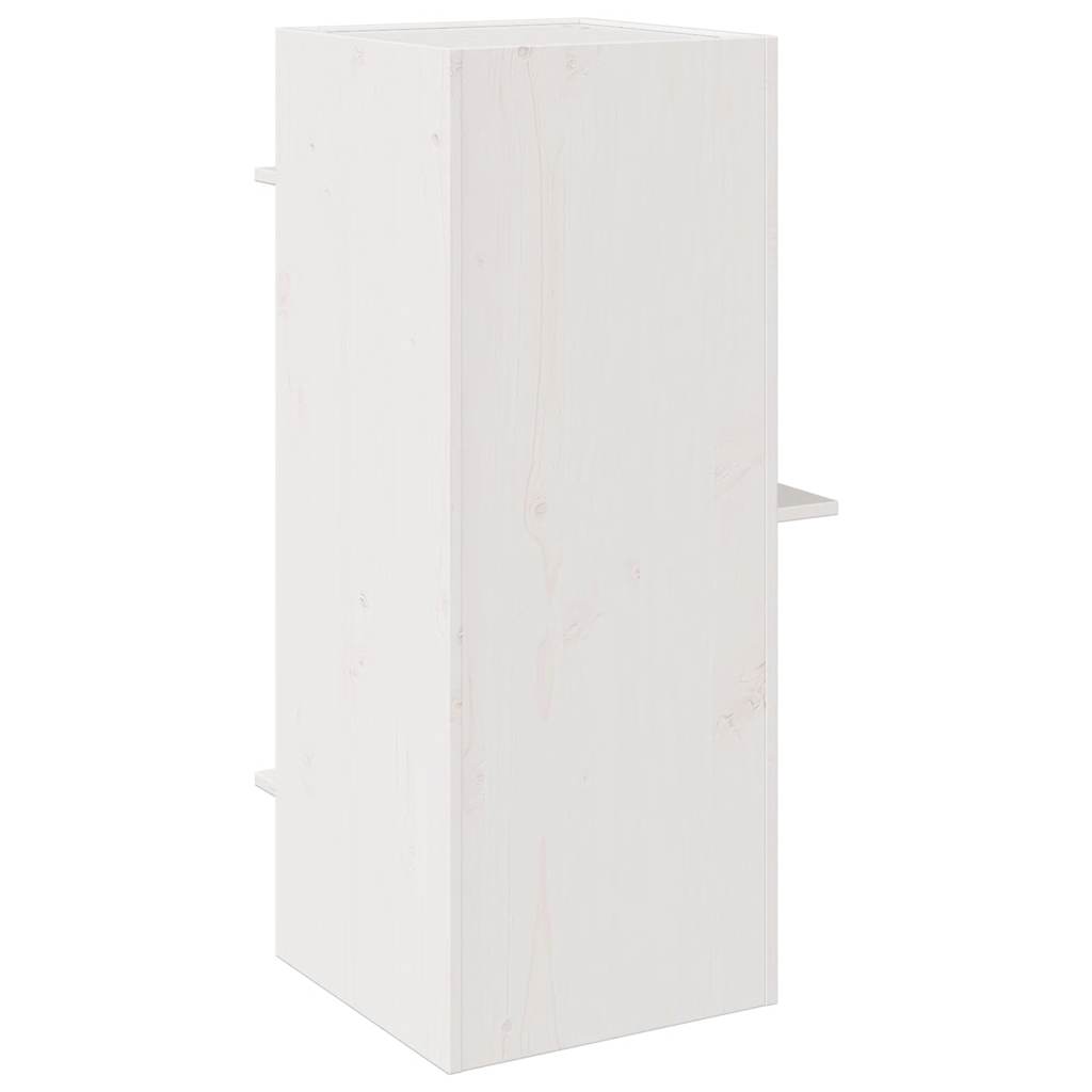 vidaXL Cat House White 43x43x90 cm Solid Wood Pine