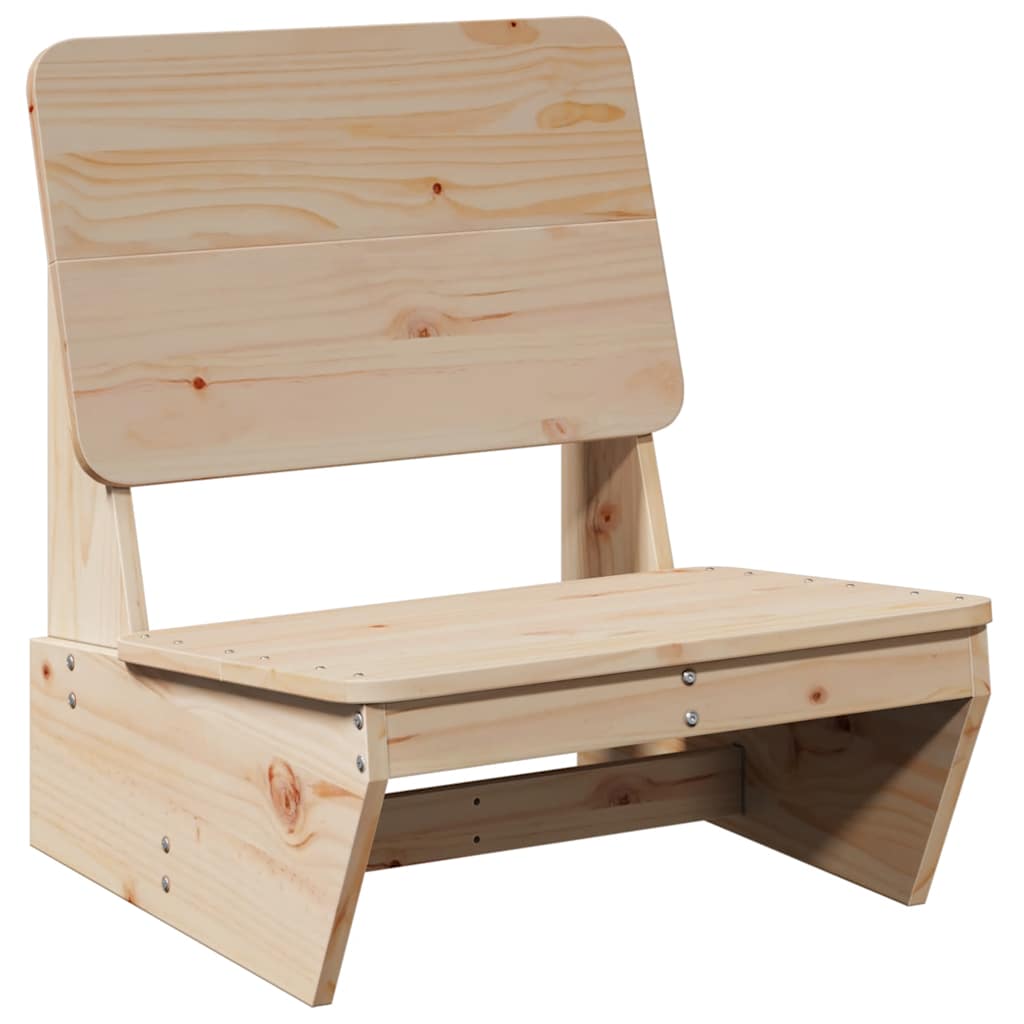 vidaXL Garden Chair 60x64x70.5 cm Solid Wood Pine