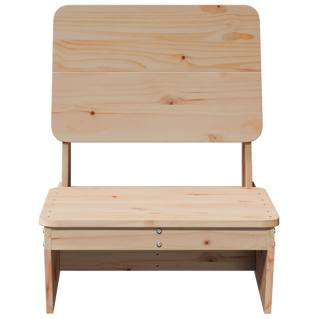 vidaXL Garden Chair 60x64x70.5 cm Solid Wood Pine