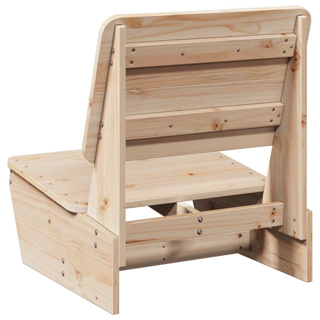 vidaXL Garden Chair 60x64x70.5 cm Solid Wood Pine