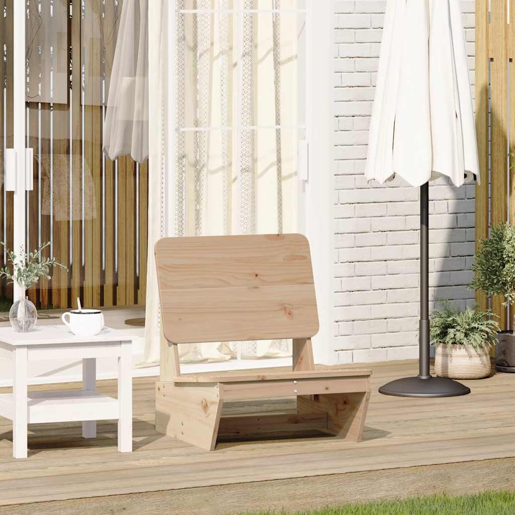 vidaXL Garden Chair 60x64x70.5 cm Solid Wood Pine