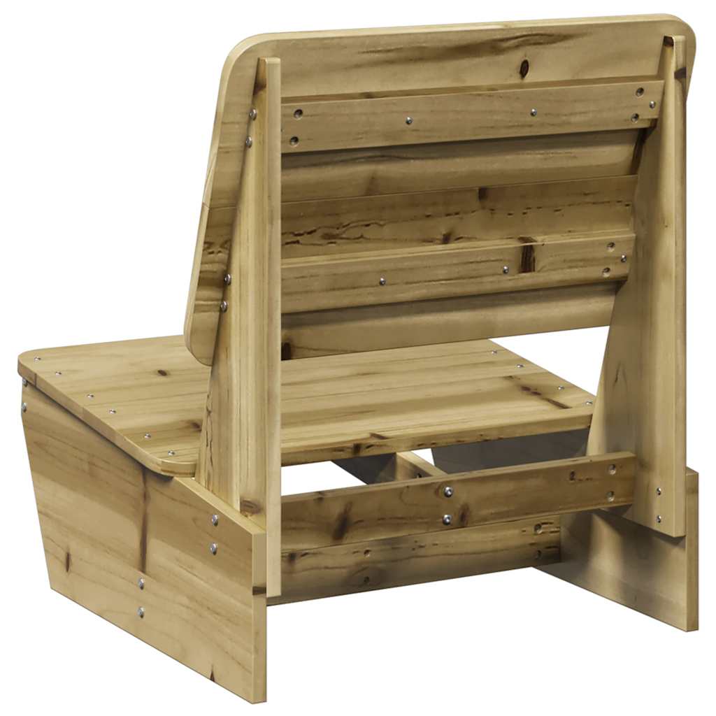 vidaXL Garden Chair 60x64x70.5 cm Impregnated Wood Pine