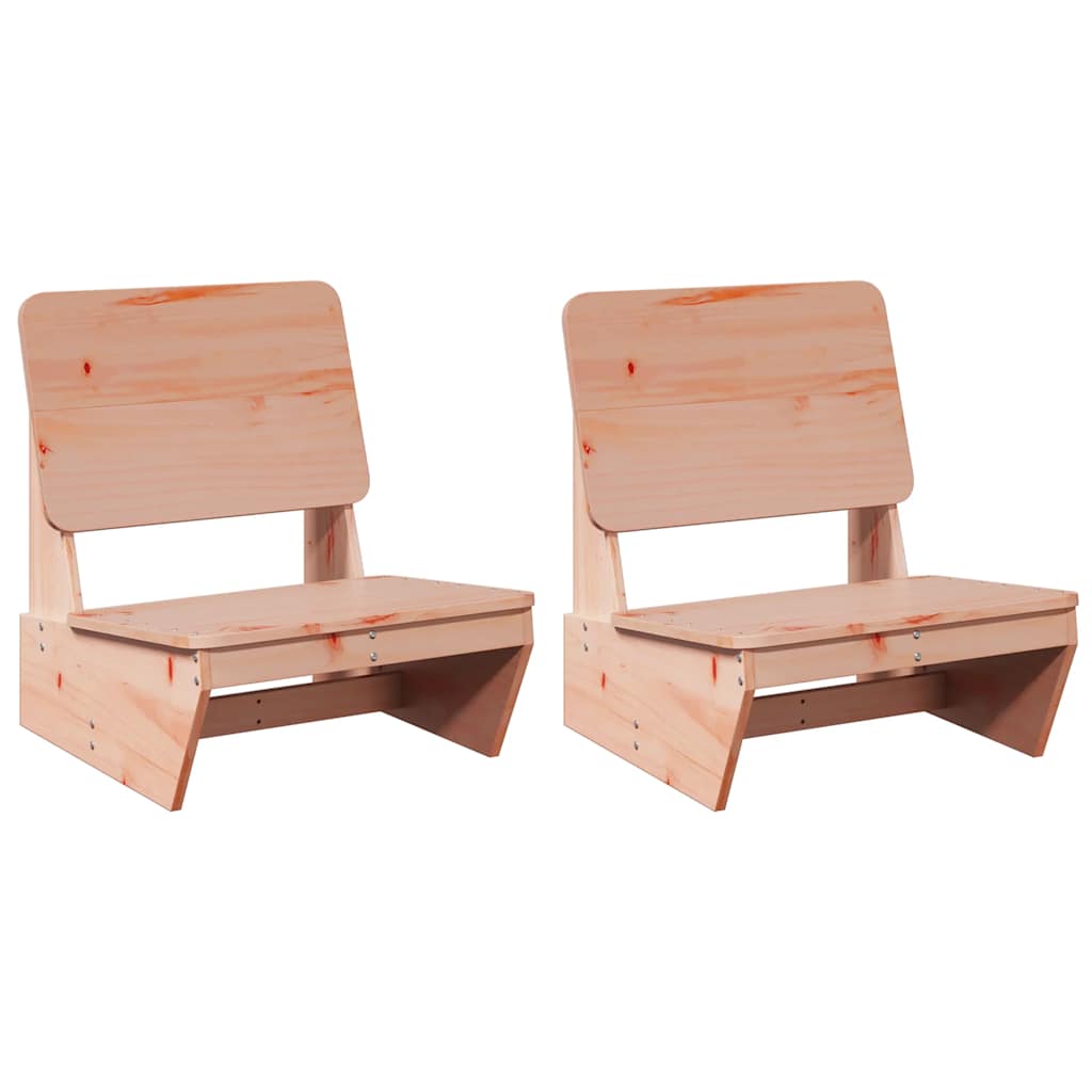 vidaXL Garden Chairs 2 pcs 60x64x70.5 cm Solid Wood Douglas