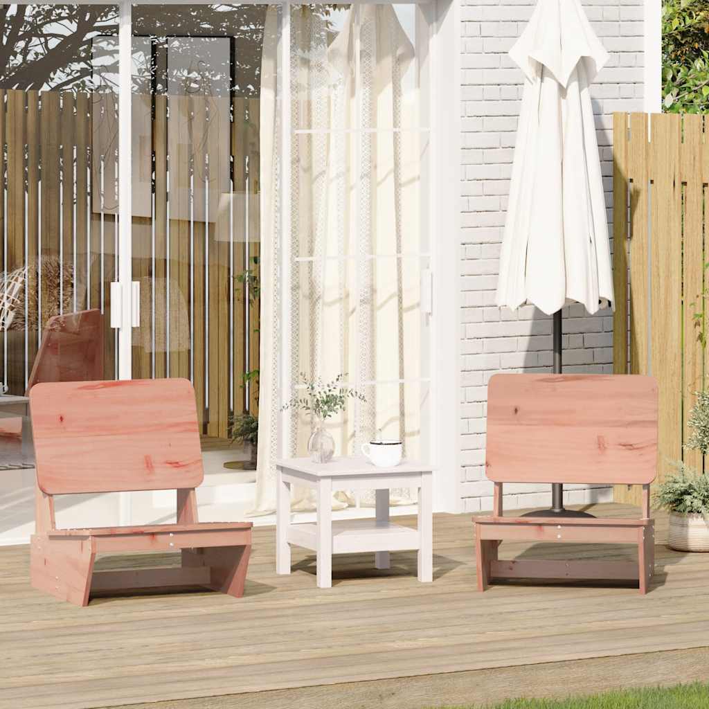 vidaXL Garden Chairs 2 pcs 60x64x70.5 cm Solid Wood Douglas