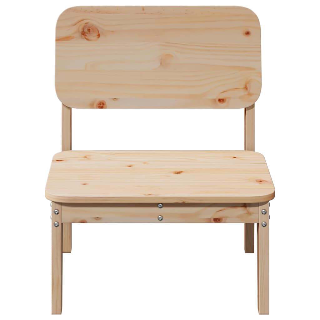 vidaXL Garden Chair 60x52.5x72 cm Solid Wood Pine