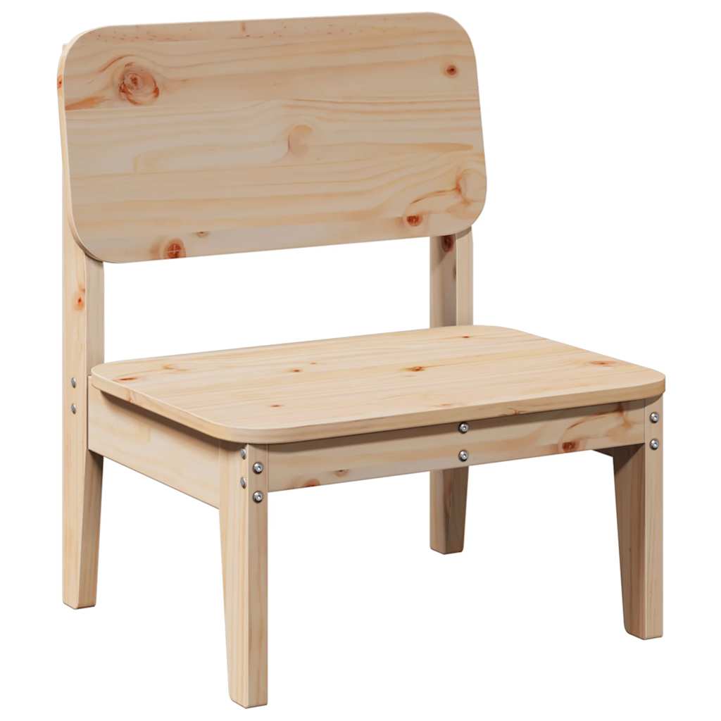 vidaXL Garden Chairs 2 pcs 60x52.5x72 cm Solid Wood Pine