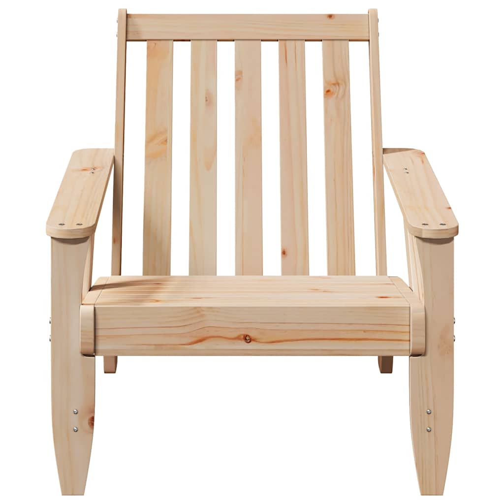 vidaXL Garden Adirondack Chair 75x77x77 cm Solid Wood Pine