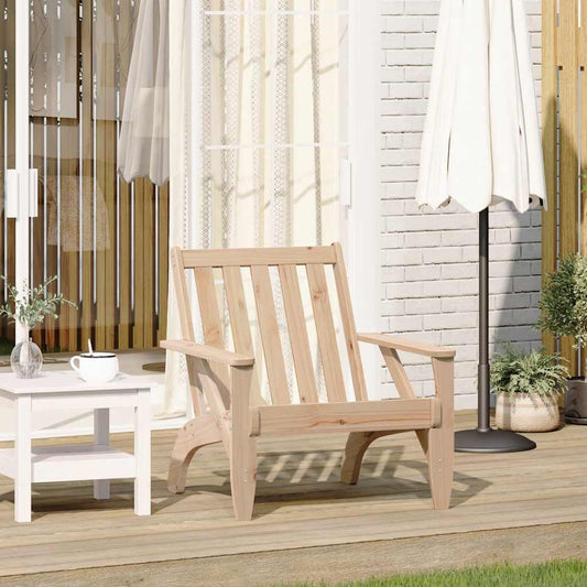 vidaXL Garden Adirondack Chair 75x77x77 cm Solid Wood Pine