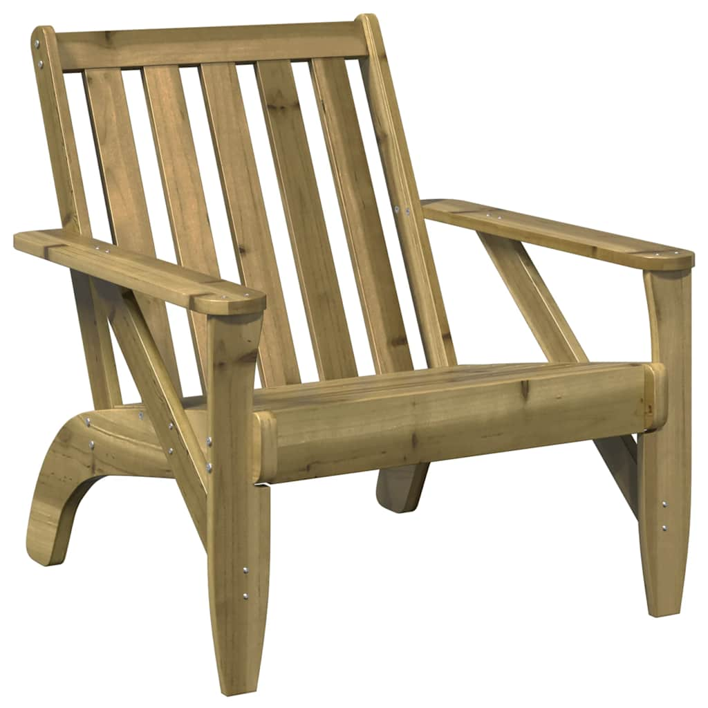 vidaXL Garden Adirondack Chair 75x77x77 cm Impregnated Wood Pine