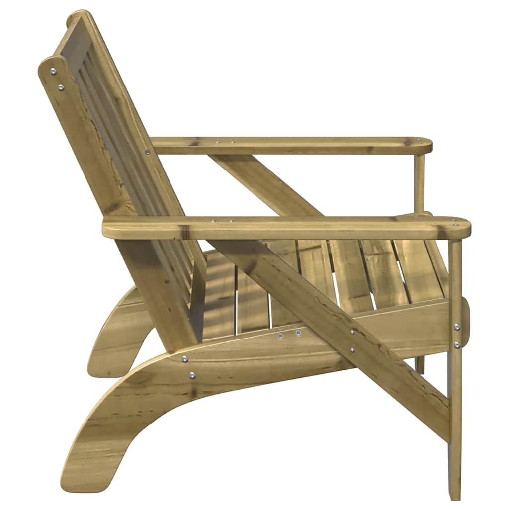 vidaXL Garden Adirondack Chair 75x77x77 cm Impregnated Wood Pine