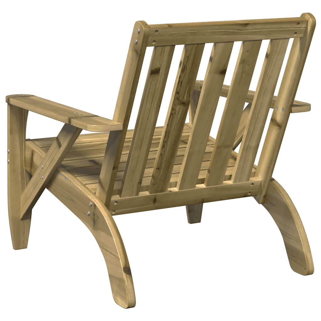 vidaXL Garden Adirondack Chair 75x77x77 cm Impregnated Wood Pine