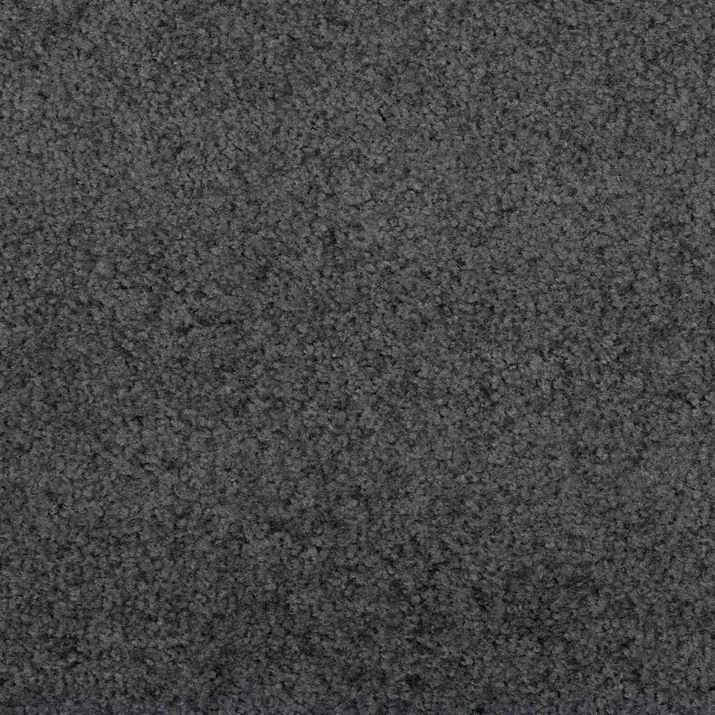 Doormat Anthracite and Black 120 x 300 cm Polyamide and PVC