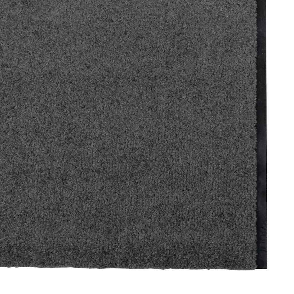 Doormat Anthracite and Black 120 x 400 cm 100% Polyamide