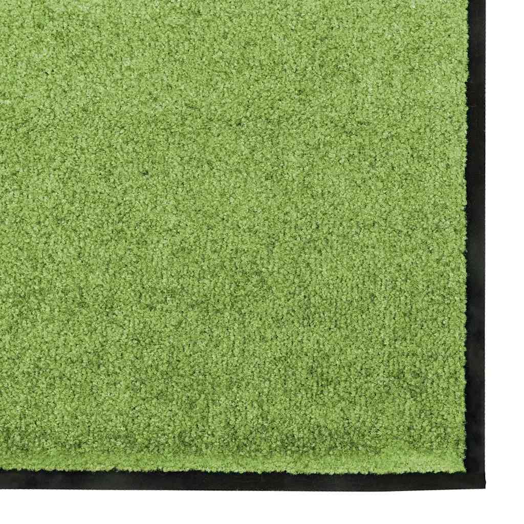 Doormat Other Green and Black 120 x 300 cm Polyamide and PVC