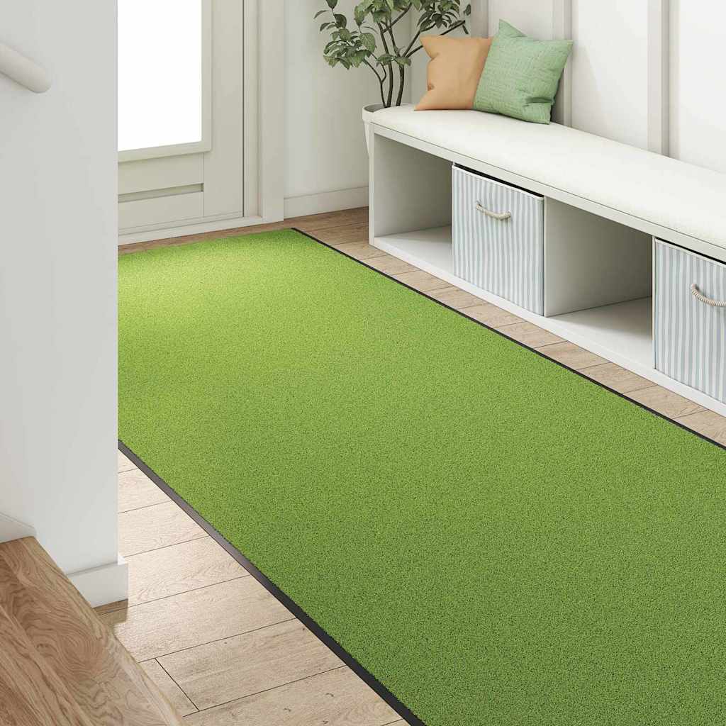 Doormat Other Green and Black 120 x 350 cm Polyamide and PVC