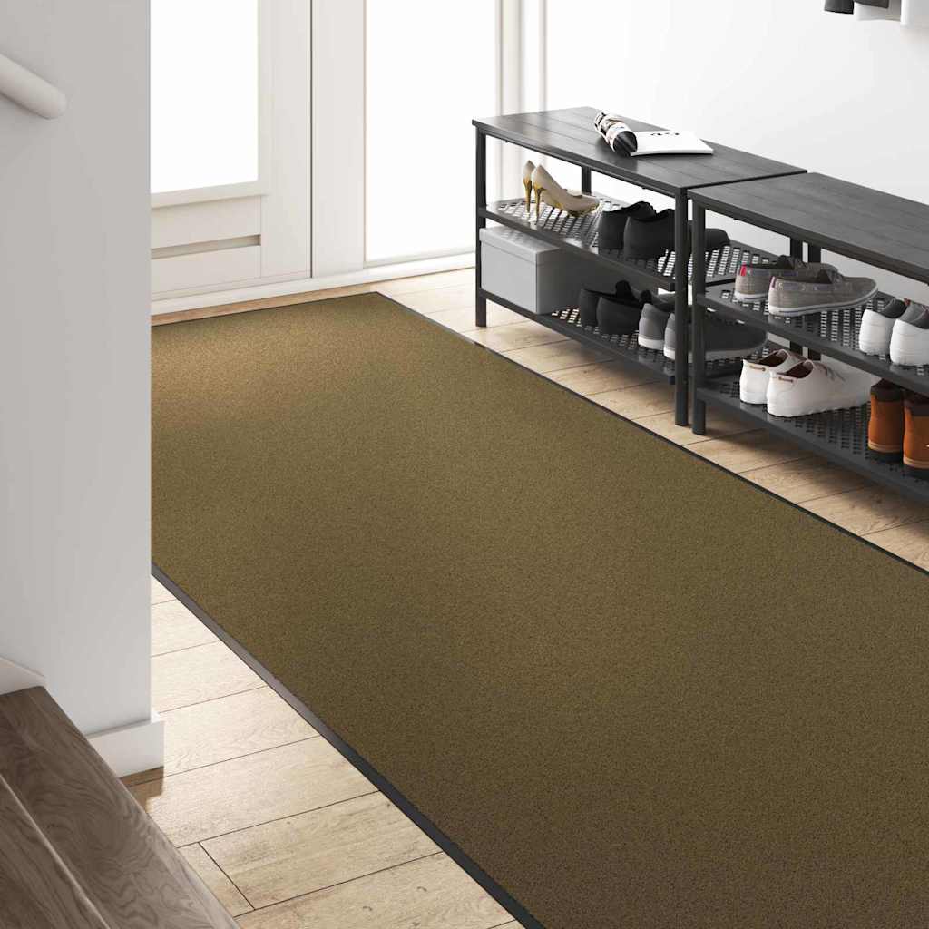 Doormat Brown and Black 120 x 250 cm 100% Polyamide