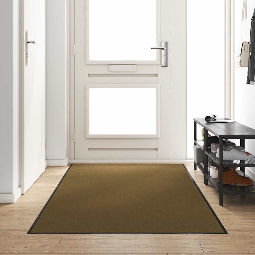 Doormat Brown and Black 120 x 250 cm 100% Polyamide
